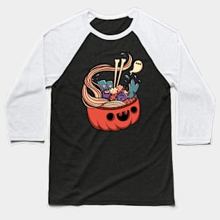 Monster Bowl Halloween Pumpkin by Tobe Fonseca Baseball T-Shirt